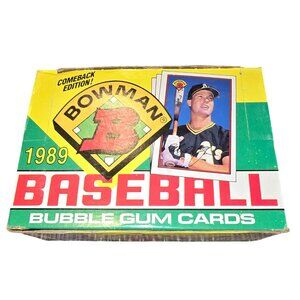1989 Bowman Baseball Cards Comeback Edition Sealed Box - 36 Packs BA17